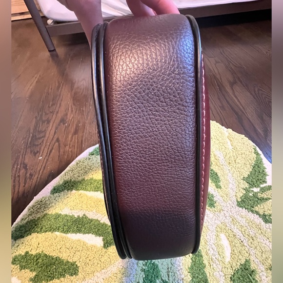 Coach 1941 Saddle 23 in Oxblood/Burnished Merlot/Ruby 20115 Genuine Python - Picture 8 of 9